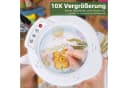 QUBEBU LED Schreibtischlampe Dimmbar 10x Lupenleuchte Weiß Bild 3