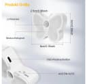 PRIISF LED Wandleuchte Akku Weiß Bewegungsmelder Dimmbar Bild 3