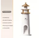QUBEBU LED Leuchtturm Lampe mit Mondprojektion und Bluetooth Bild 1