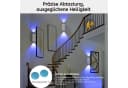 PRIISF LED Würfel Wandleuchte mit Bewegungsmelder RGB Weiß USB Bild 5