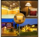 QUBEBU LED-Leuchtmittel R7S COB Dimmbar 2700K-3000K Glas Bild 3