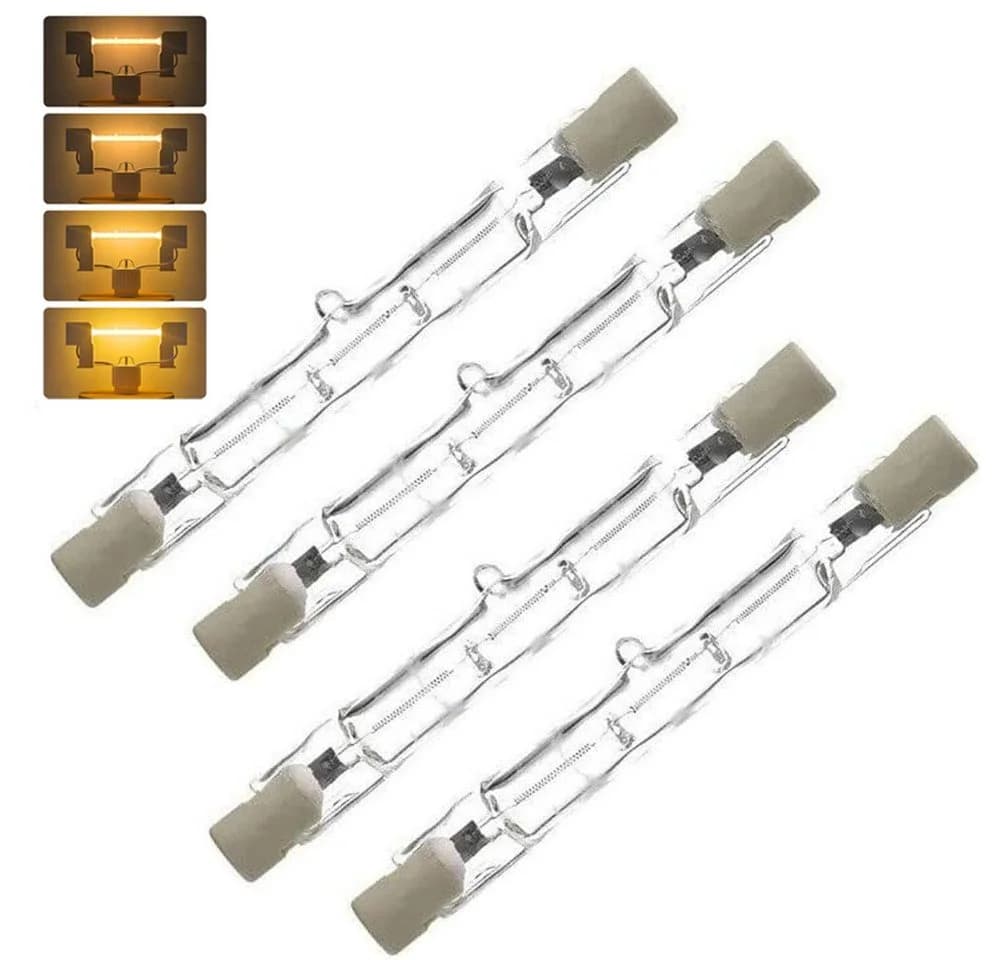 QUBEBU LED-Leuchtmittel R7S Dimmbar Glas 4 St. - Bild 2