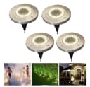 QUBEBU LED Solarleuchte Wasserdicht Gartenleuchte Edelstahl Bild 2