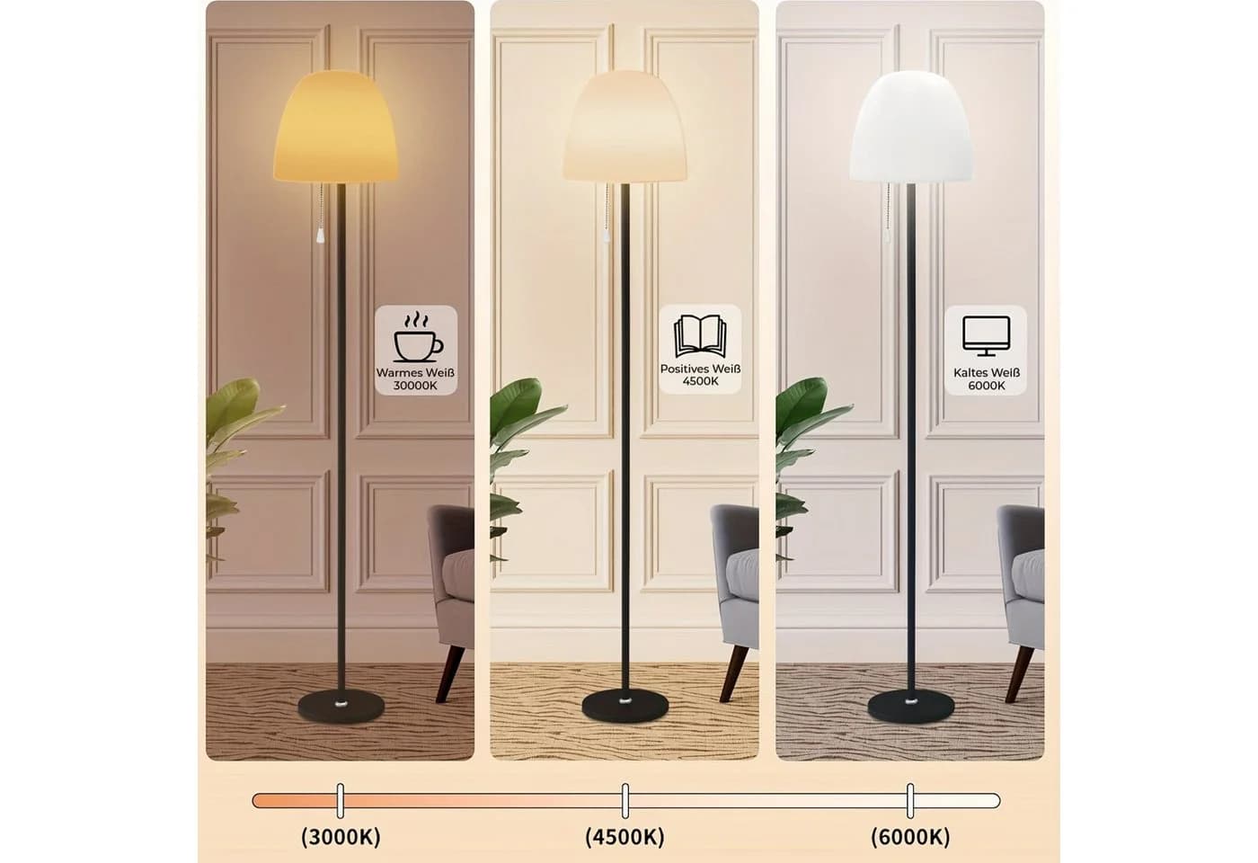 PRIISF LED Solarleuchte Outdoor Dimmbar Höhenverstellbar - Bild 5