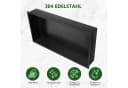 PRIISF Duschnische Edelstahl Schwarz Unterputz 60x30x10 cm Bild 3