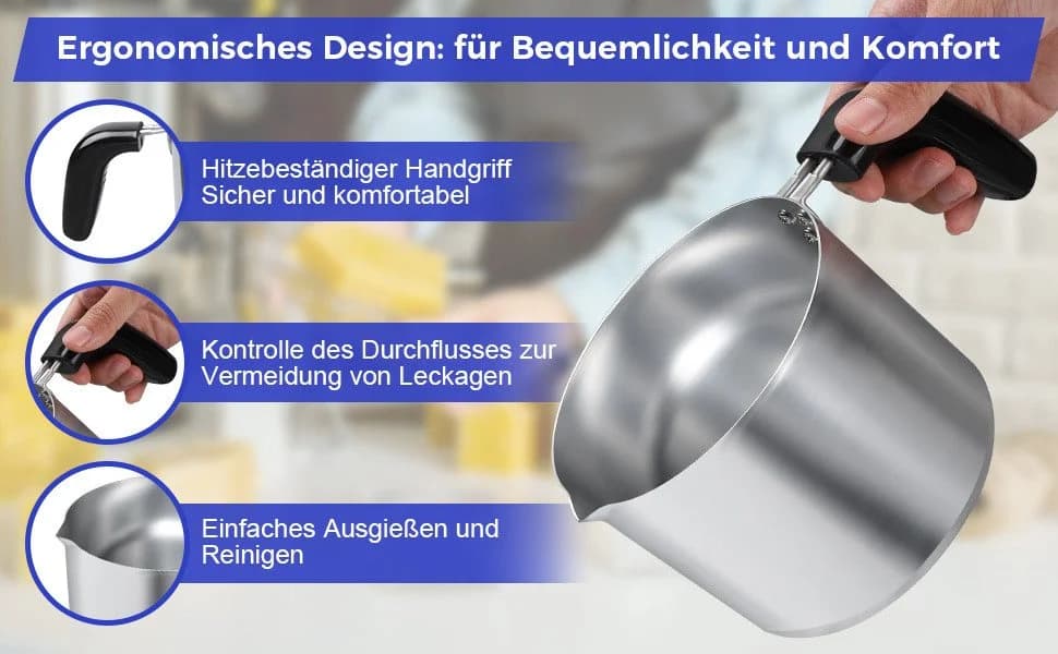 Wachswärmer Set aus Aluminium für DIY-Projekte - Bild 4