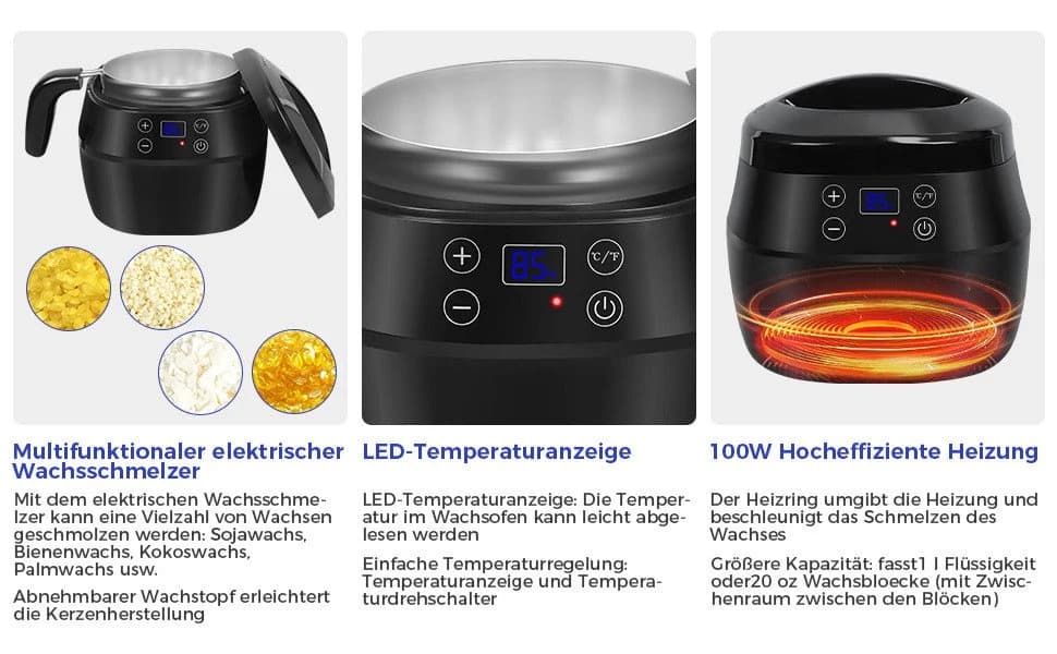 Wachswärmer Set aus Aluminium für DIY-Projekte - Bild 5