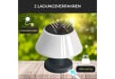 PRIISF LED Solar Tischleuchte Dimmbar IP54 Schwarz/Weiß Bild 3