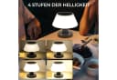 PRIISF LED Solar Tischleuchte Dimmbar IP54 Schwarz/Weiß Bild 5