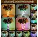 PRIISF LED Nachttischlampe Blumenvase Tischleuchte RGB Nachtlicht Bild 4