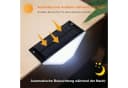 QUBEBU LED Solarleuchte Schwarz 24 LEDs Warmweiß Garten Bild 1