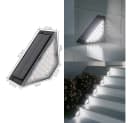 QUBEBU LED Solarleuchte Schwarz 24 LEDs Warmweiß Garten Bild 5