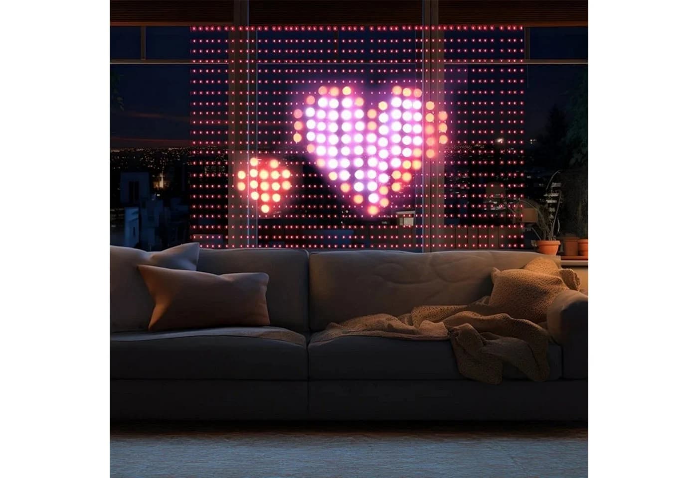 PRIISF LED-Lichtervorhang RGB Smart Lichterkette mit App-Steuerung - Bild 4