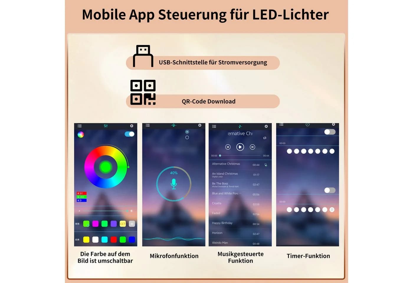i@home Hochschrank Weinschrank mit App-gesteuerter LED, 3 Schubladen, Schwarz - Bild 4