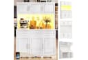 i@home Hochschrank Küchenschrank Weiß mit LED App-Steuerung Bild 3