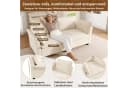 i@home Modulares Sofa-Set 3-Sitzer + 2-Sitzer Chenille Beige Modern Bild 4