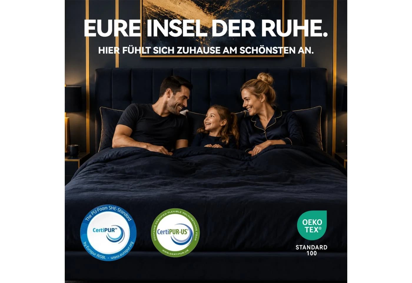 NORDICHAUS Taschenfederkernmatratze Duo H3/H4 7-Zonen Hybrid 20cm grau/weiß - Bild 5