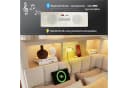 i@home Polsterbett 90x200 mit Ausziehbett, LED & Bluetooth, Leinen Bild 3
