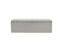 i@home Bettbank Samt Grau mit Stauraum Bild 1