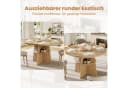i@home Ausziehbarer Esstisch Naturoptik Beige Bild 1