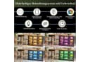 i@home Ausziehbarer Bartisch mit Seiten-Schrank & 360° Drehfunktion Schwarz Bild 3