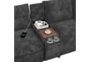 i@home Modulares Ecksofa 6-Sitzer Grau mit Konsole & Stauraum Bild 4