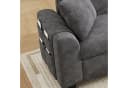 i@home Modulares Ecksofa 6-Sitzer Grau mit USB-Anschluss und Stauraum Bild 5