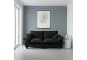 i@home 2-Sitzer Polstersofa Schwarz Chenille Modern Bild 2