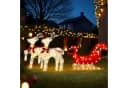 LALAHO LED Rentier mit Schlitten Weihnachtsbeleuchtung Bild 2