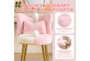 LEADZM Kinderstuhl Rosa mit Metallfüßen und Lendenkissen Bild 5