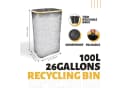 LA CUTE Wäschebox XXL 100L mit 2 Säcken und Bambusgriff Bild 1