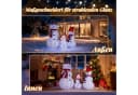 LALAHO 3-teiliges LED-Schneemann-Set Weiß 60/90/120cm Bild 3