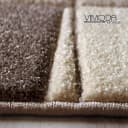 Vimoda Teppich Beige Klassiker Kurzflor Gewebt Rechteckig Bild 3