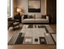 Vimoda Designteppich Braun Kariert Modern Klassisch Bild 2