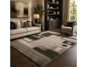 Vimoda Designteppich Braun Kariert Modern Klassisch Bild 3