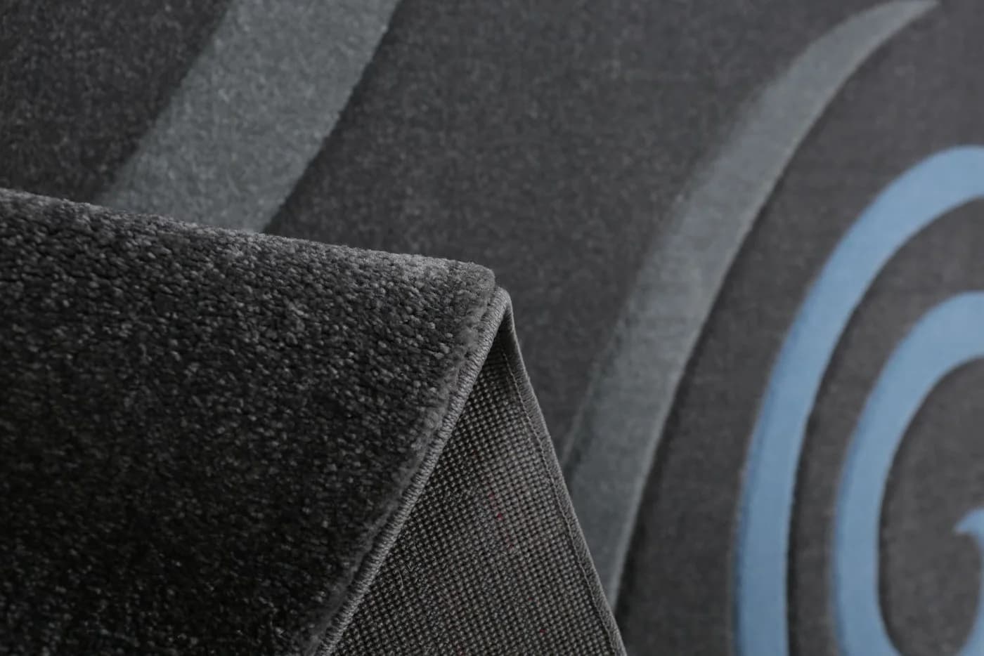 Vimoda Teppich Kurzflor Spiral Muster Blau - Bild 5