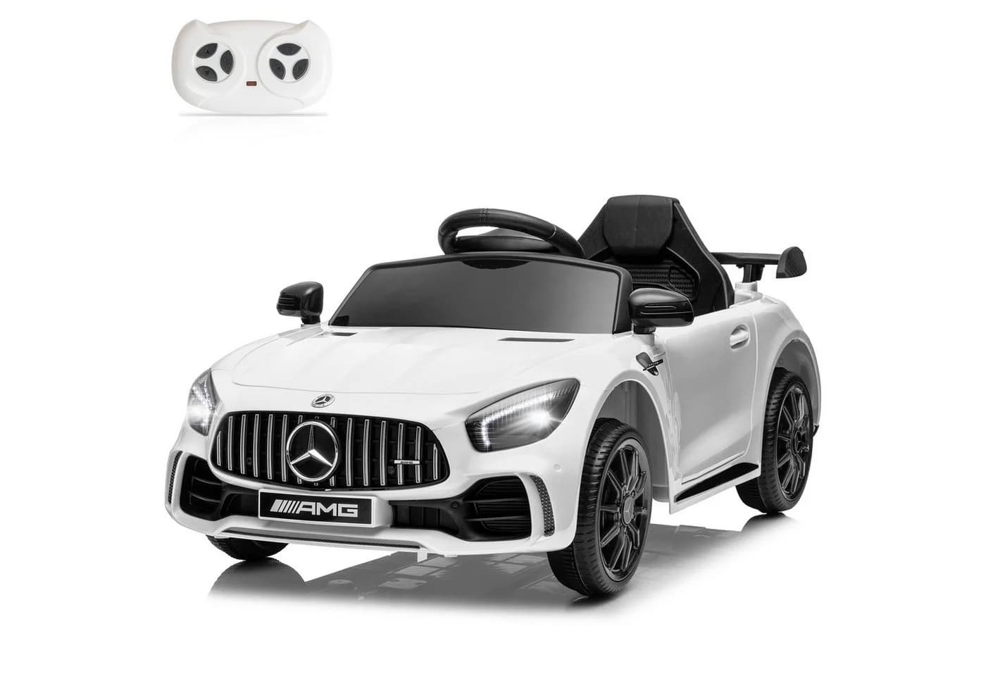 LALAHO Elektro-Kinderauto Mercedes AMG GTR 2,4G Fernsteuerung 12V - Bild 2