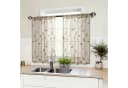 BYSURE Gardine Voile Scheibengardinen Modern Wohnzimmer Küchenvorhänge Beige Bild 1