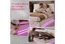 Simurq Polsterbett Beige mit hydraulischem Stauraum und RGB-LED Bild 5