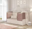 Möbel-Zeit Babybett ELEGANCE mitwachsend mit Wickelkommode Bild 2