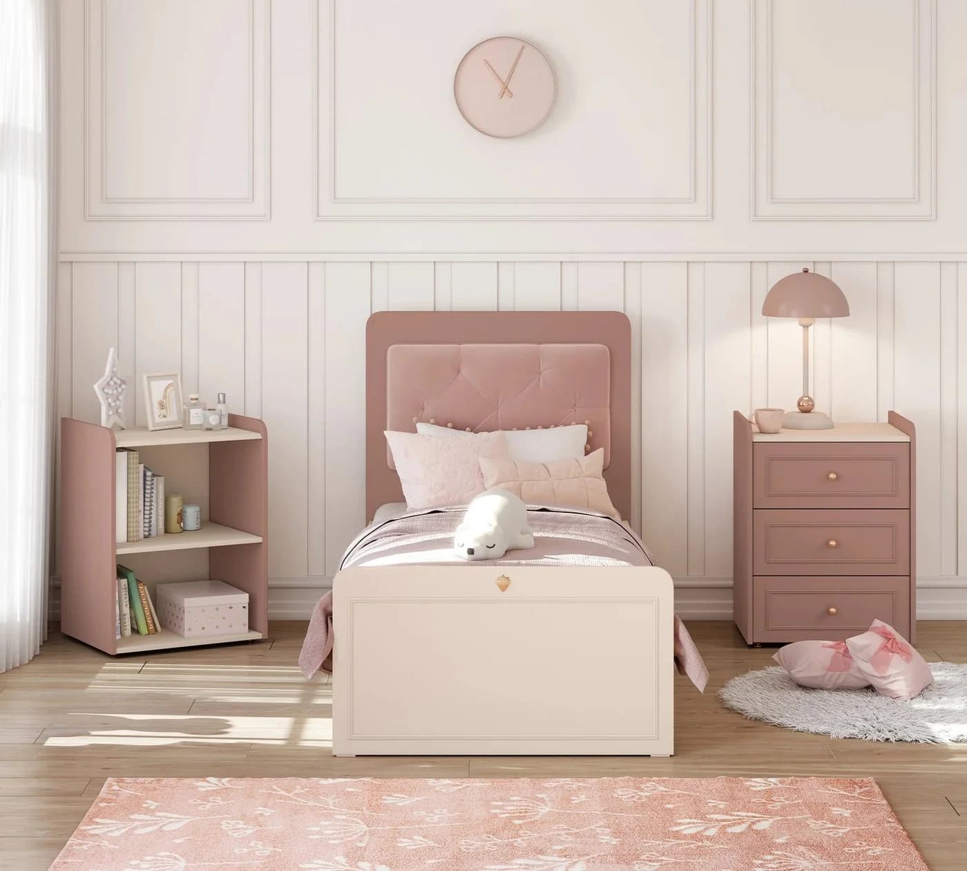 Möbel-Zeit Babybett ELEGANCE mitwachsend mit Wickelkommode - Bild 4