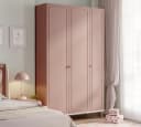 Möbel-Zeit Kleiderschrank ELEGANCE Line 3-türig Rosa/Beige Bild 1