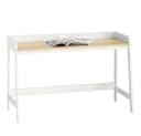 SoBuy Schreibtisch FWT41 Weiß/Natur Computertisch Bild 2