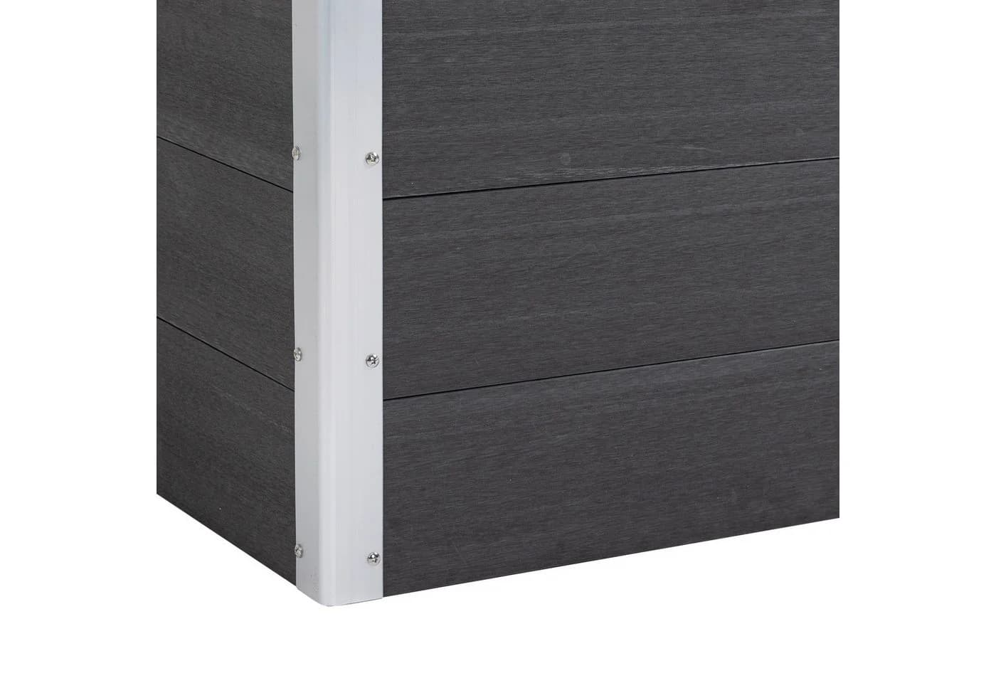 MC Star Hochbeet WPC Aluminium Grau - Bild 3