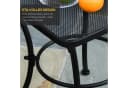 MC Star Beistelltisch Schwarz Metall 45x45x50cm Bild 5
