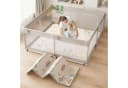 MC Star Baby-Laufstall XXL mit Mesh & Oxford-Matte Bild 2