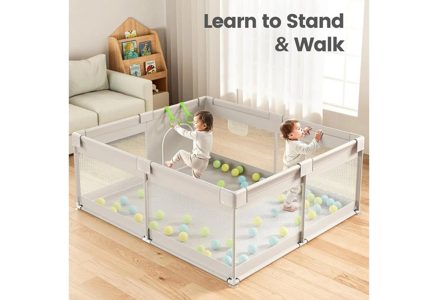 MC Star Laufstall 175x150cm XXL Sicherheitsspielplatz - Bild 4