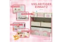 MC Star Kinderkleiderschrank mit 6 Stoffboxen Rosa Bild 3