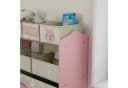 MC Star Kinderkleiderschrank mit 6 Stoffboxen Rosa Bild 4