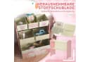 MC Star Kinderkleiderschrank mit 6 Stoffboxen Rosa Bild 5